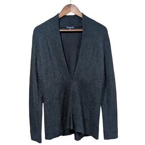 Eileen Fisher Sweater Womens Medium Gray Mohair‎ Cardigan